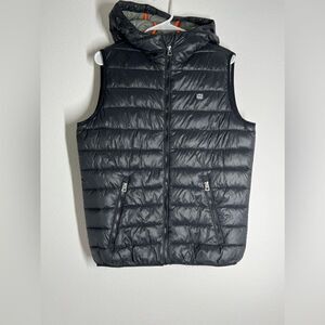 Jack & Jones Men's Ultra Light Riding Vest Size S NWOT Black